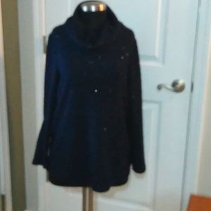 Long sweater cowl neck